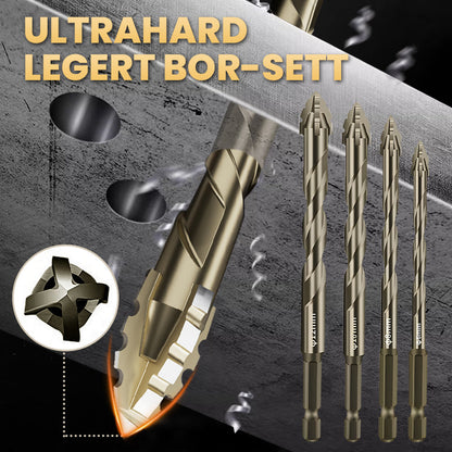 Hög kvalitet 4-Flute Serrated Eccentric Drill Bit Set