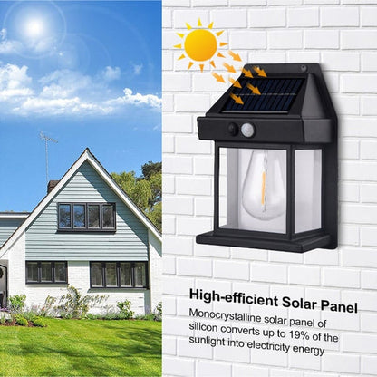 Solcellsvägglampa