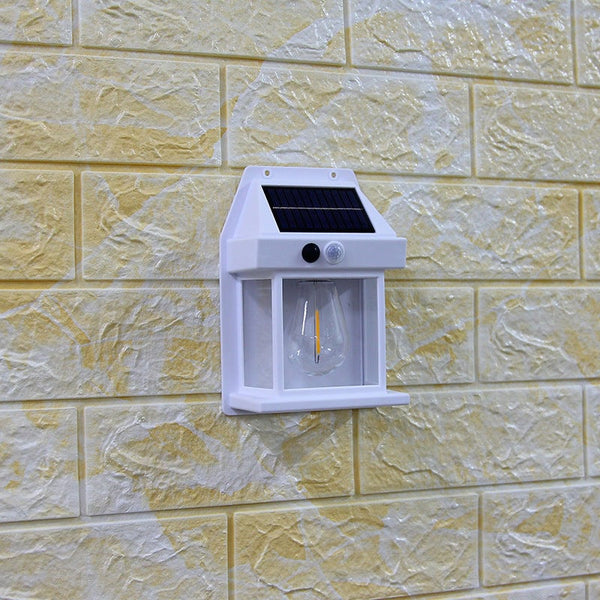 Solcellsvägglampa
