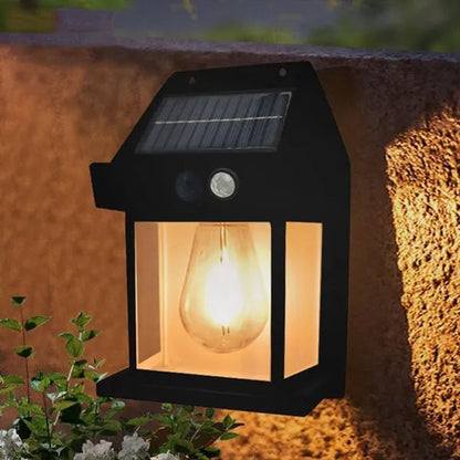 Solcellsvägglampa