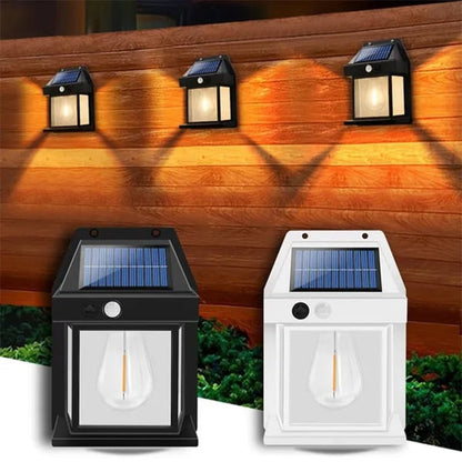 Solcellsvägglampa