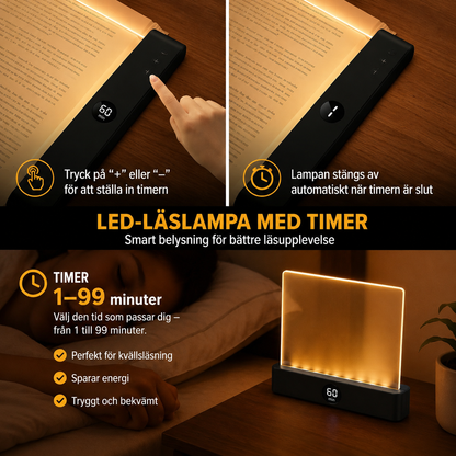 LED Läslampa 2-i-1