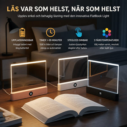 LED Läslampa 2-i-1