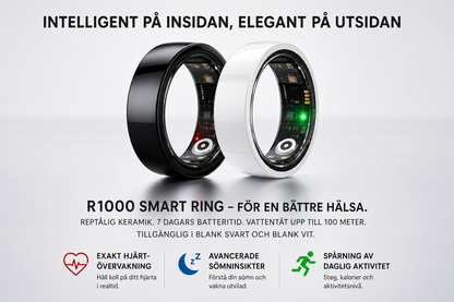 Smart Ring R1000 - Träning & Hälsoring