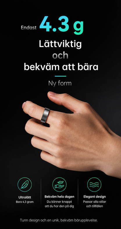 Smart Ring R1000 - Träning & Hälsoring