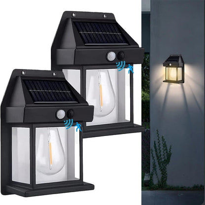 Solcellsvägglampa