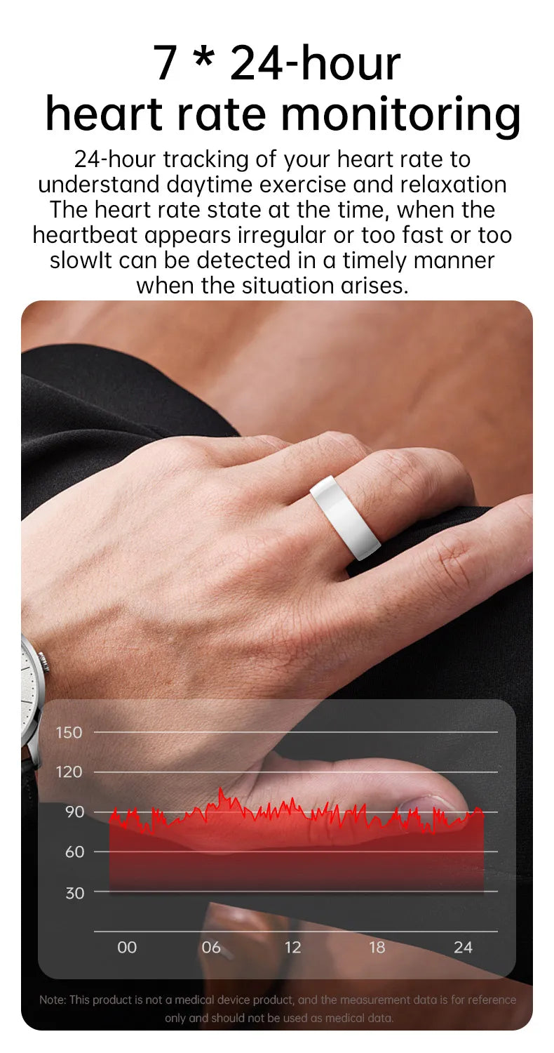 Smart Ring R1000 - Träning & Hälsoring