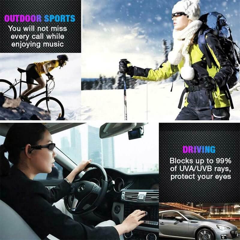 Begränsad rea rabatt 💥Smarta Bluetooth-hörlurar Solglasögon