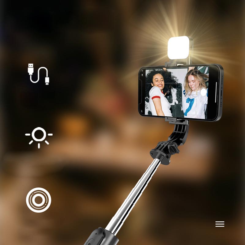 🔥Sista dagen 49% rabatt🔥6-i-1 trådlös Bluetooth selfiepinne