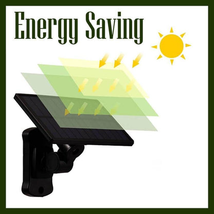Trippel LED Solar vägglampa