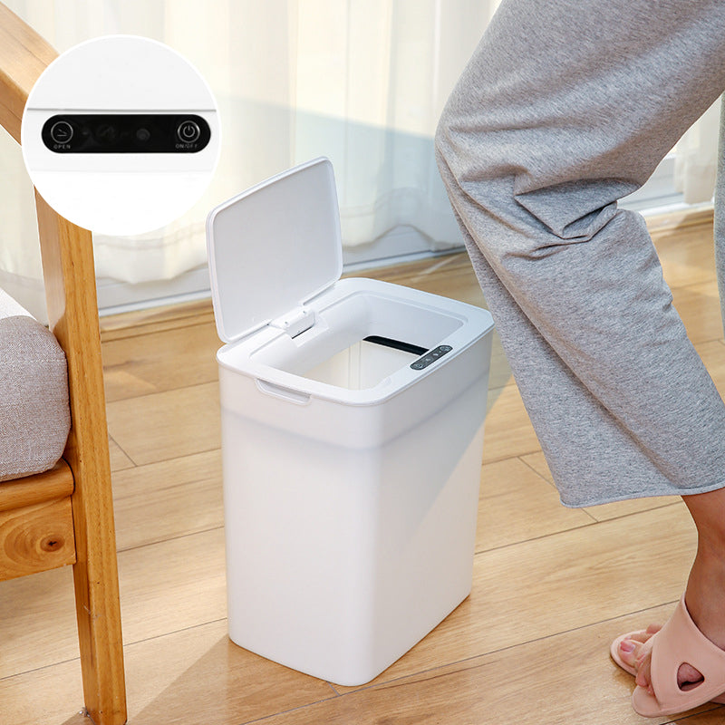 Intelligent Sensor papperskorg med lock