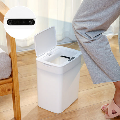 Intelligent Sensor papperskorg med lock