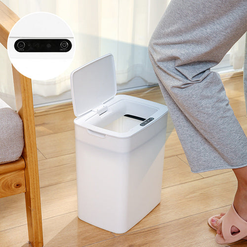 Intelligent Sensor papperskorg med lock