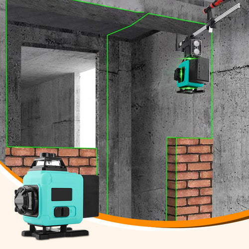 Industriell kvalitet med hög precisionsmätning grön lasernivå