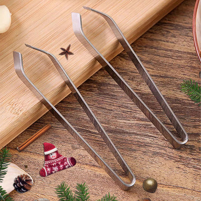 🎉[Kreativ present]🎁Högkvalitativa 304 rostfria stålklämmor för att skala vitlök i köket💥Köp 2 få 3 gratis tidsbegränsat erbjudande