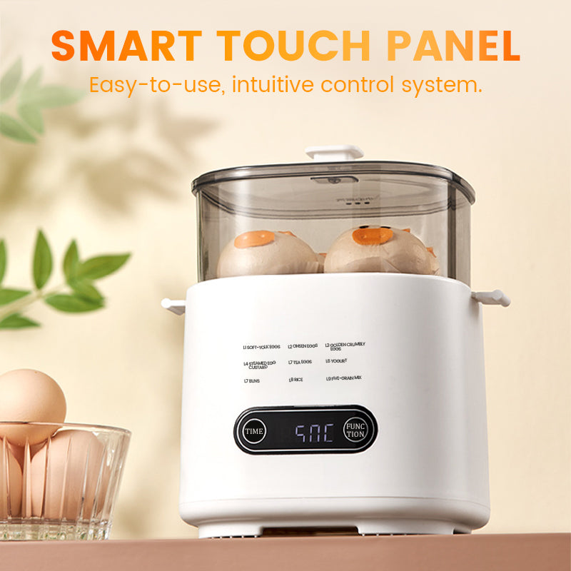 Mini multifunktionell äggkokare med smart touchpanel